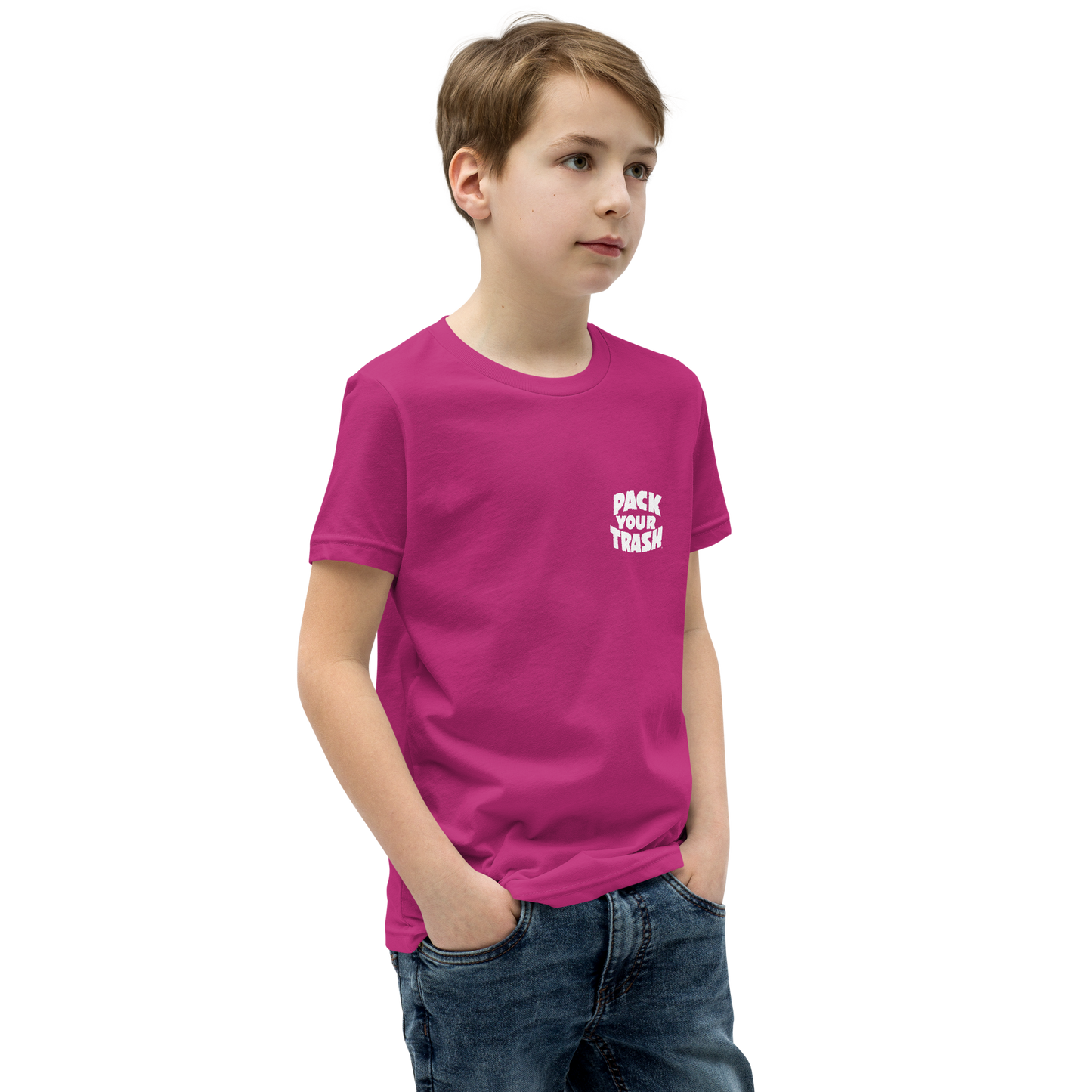 Pack Your Trash © - Pcan- Youth Short Sleeve T-Shirt