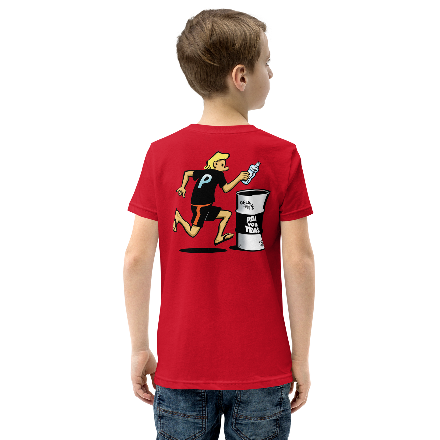 Pack Your Trash © - Pcan- Youth Short Sleeve T-Shirt