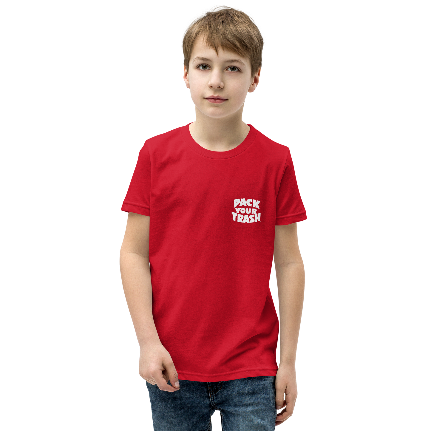 Pack Your Trash © - Pcan- Youth Short Sleeve T-Shirt