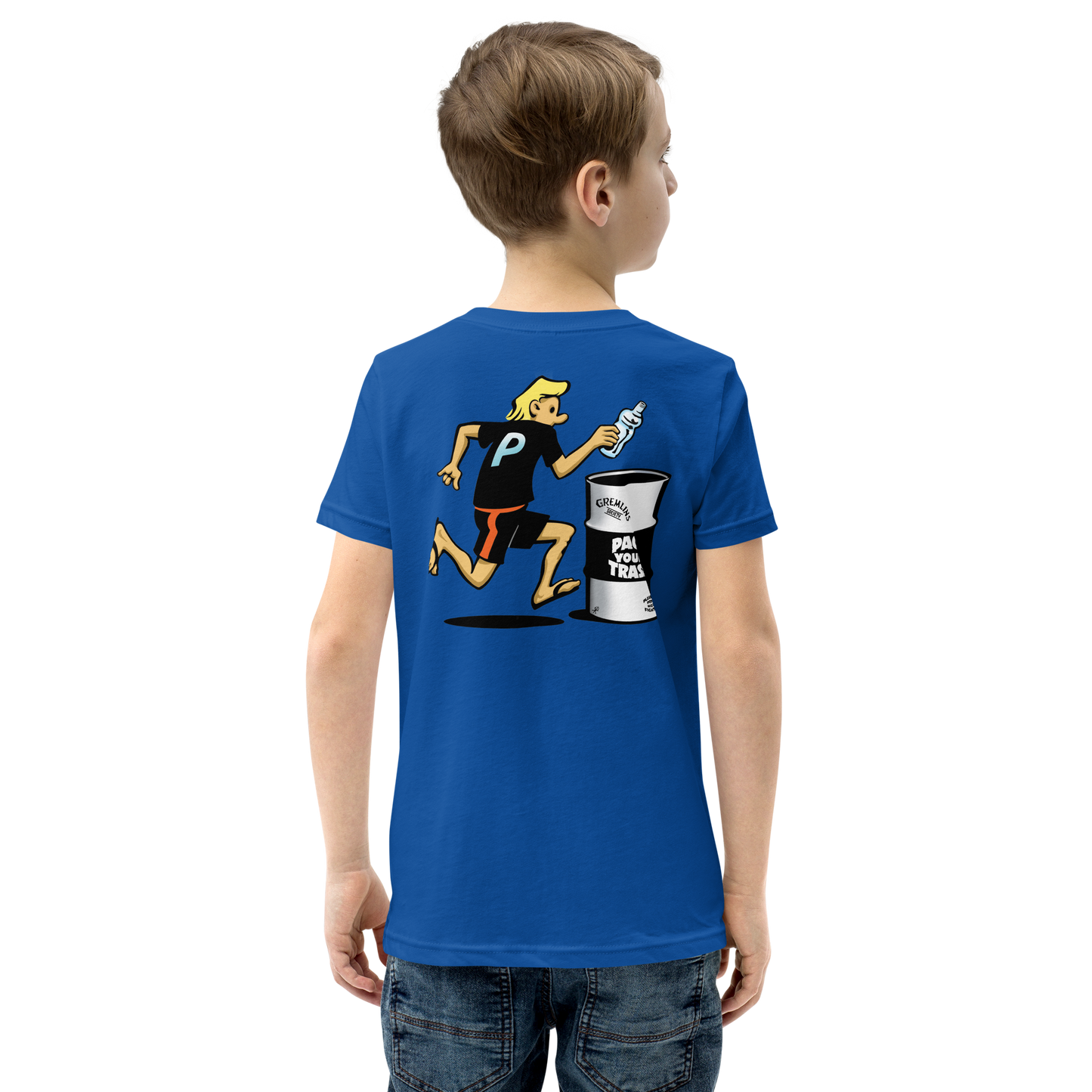 Pack Your Trash © - Pcan- Youth Short Sleeve T-Shirt
