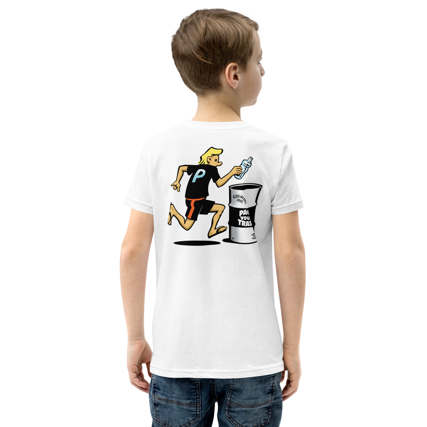 Pack Your Trash © - Pcan- Youth Short Sleeve T-Shirt