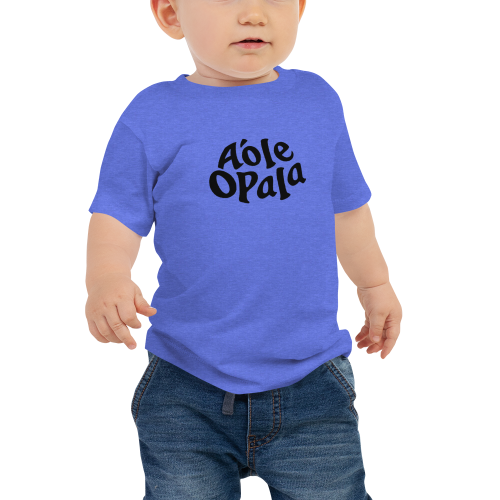 A'ole 'Opala (Black) - Pack Your Trash © Original Baby Jersey Short Sleeve Tee