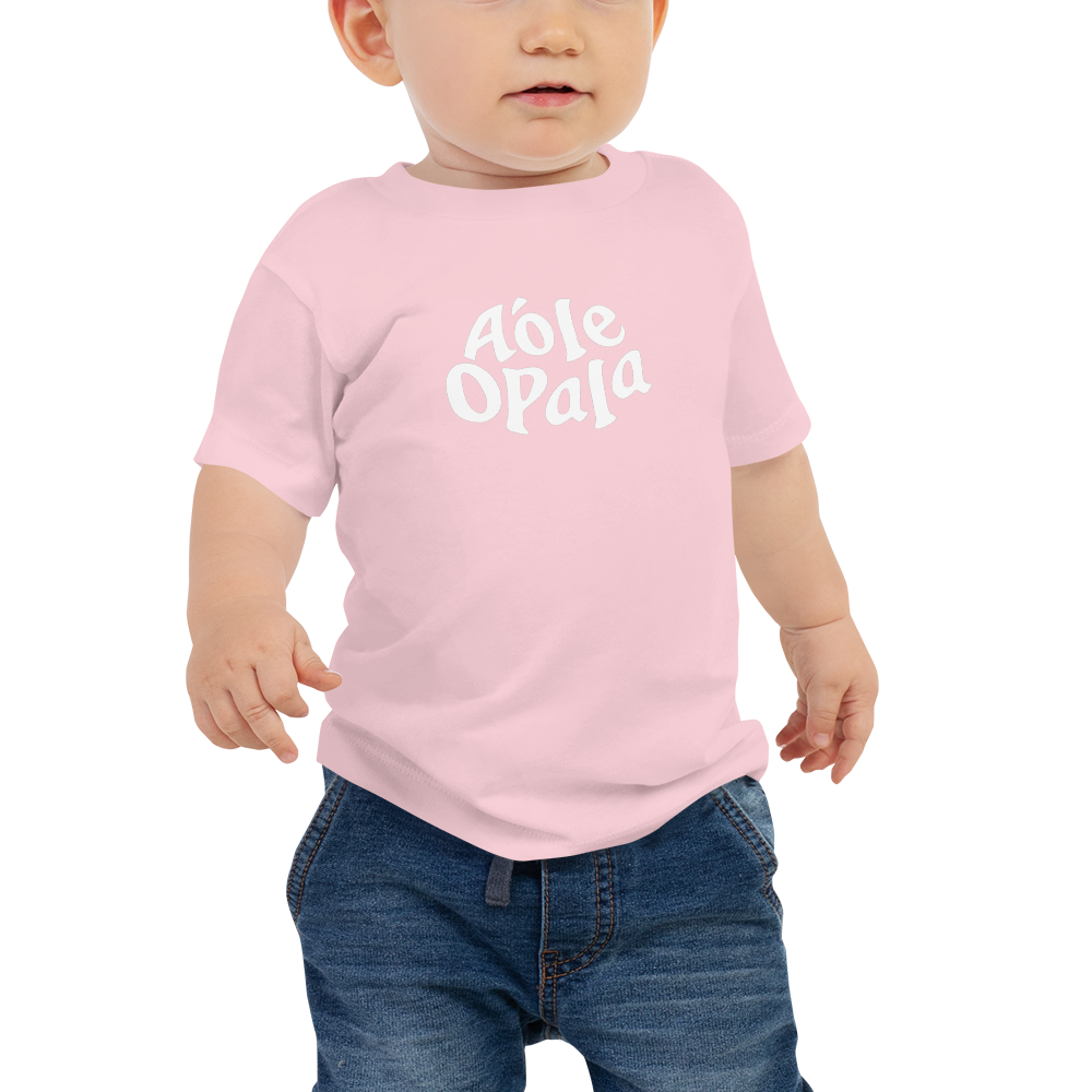 A'ole 'Opala (White) - Pack Your Trash © - Baby Jersey Short Sleeve Tee