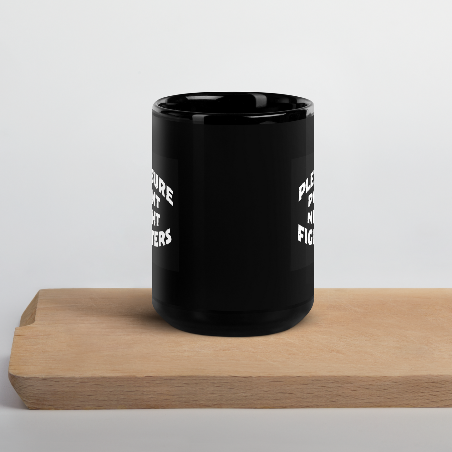PPNF Black Glossy Mug