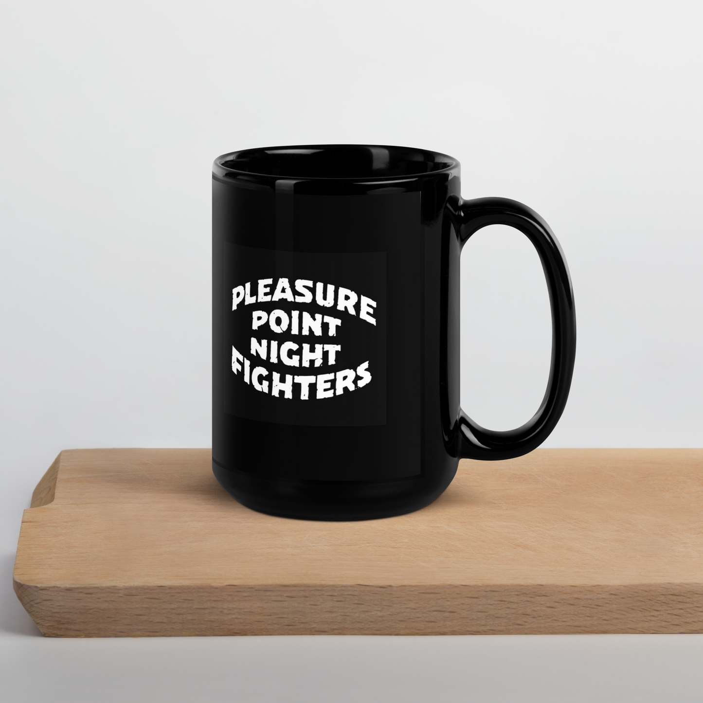 PPNF Black Glossy Mug