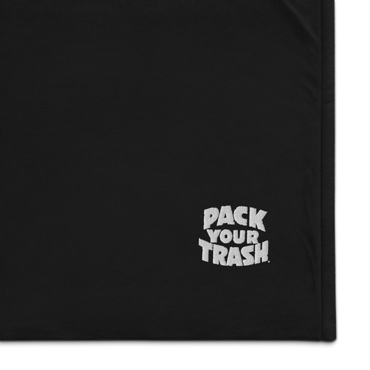 Pack Your Trash © Premium sherpa blanket