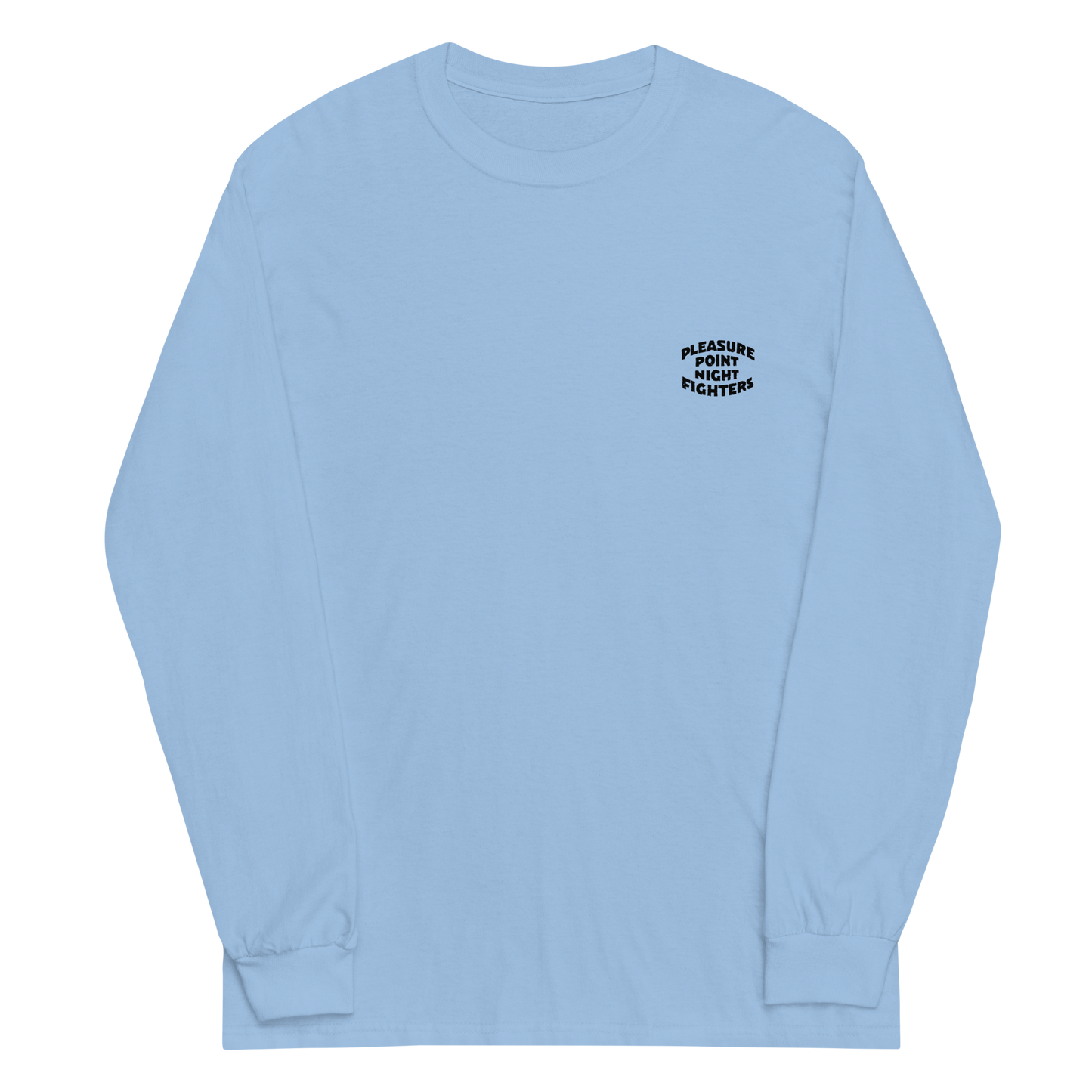 Pack Your Trash © - Classic Can BACK with Pleasure Point - PPNF FRONT -Men’s Long Sleeve Shirt