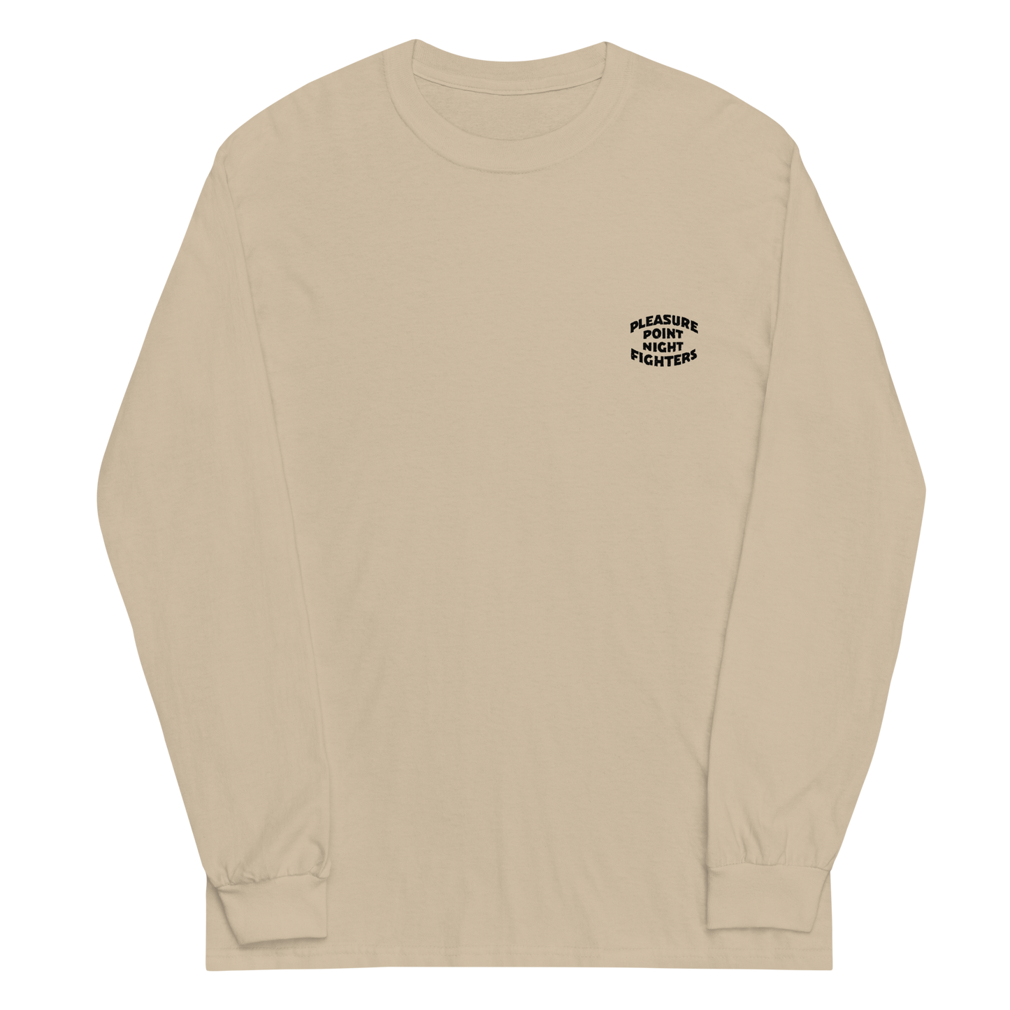 Pack Your Trash © - Classic Can BACK with Pleasure Point - PPNF FRONT -Men’s Long Sleeve Shirt