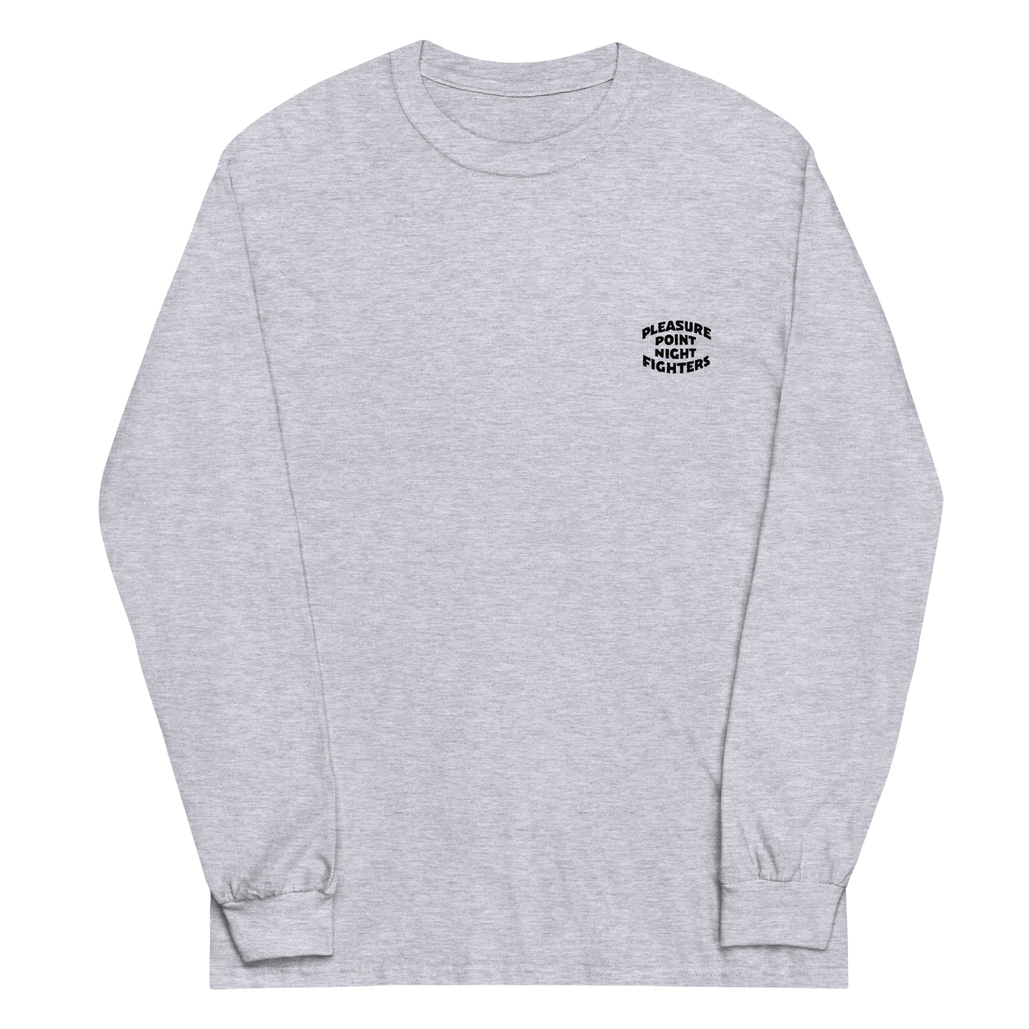 Pack Your Trash © - Classic Can BACK with Pleasure Point - PPNF FRONT -Men’s Long Sleeve Shirt