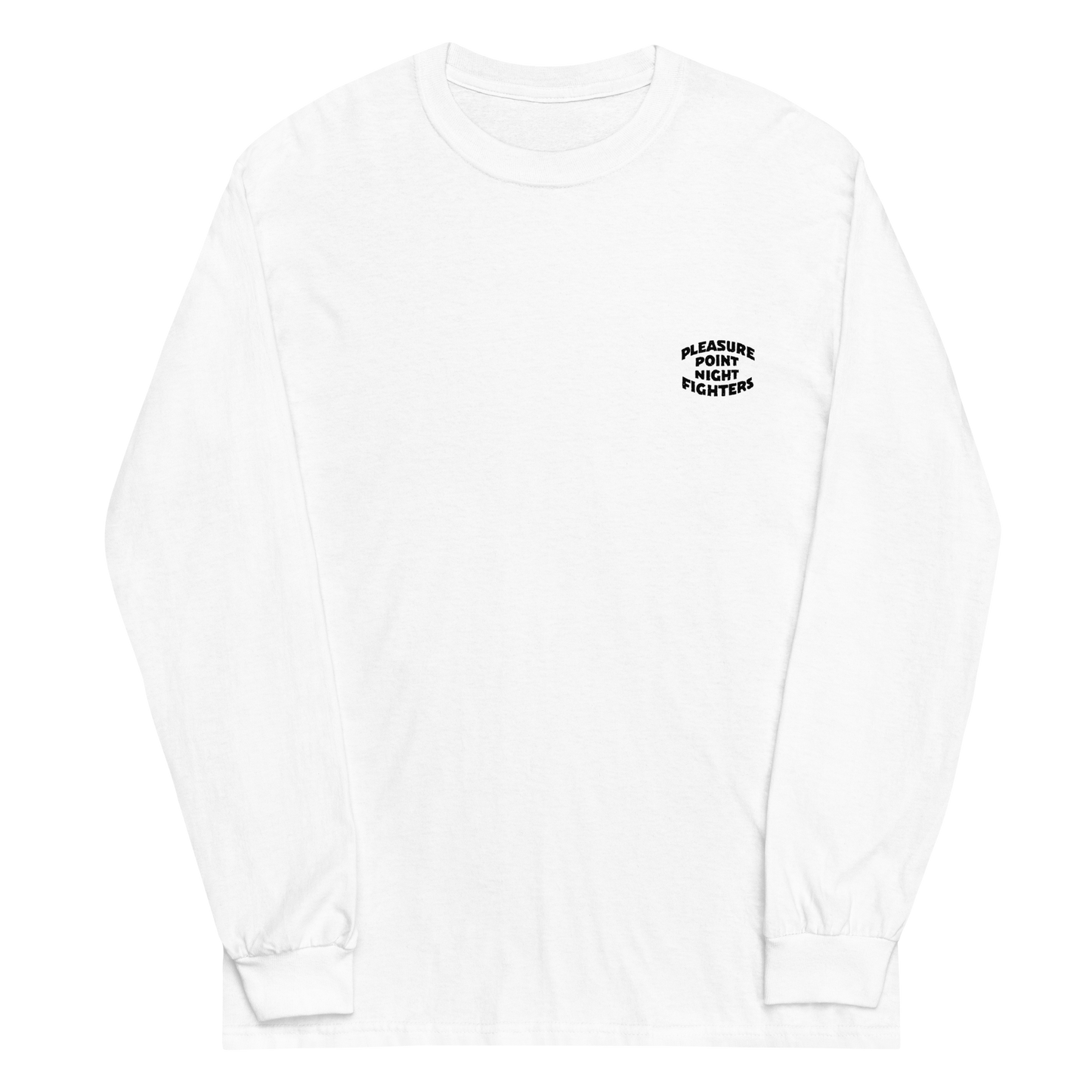 Pack Your Trash © - Classic Can BACK with Pleasure Point - PPNF FRONT -Men’s Long Sleeve Shirt