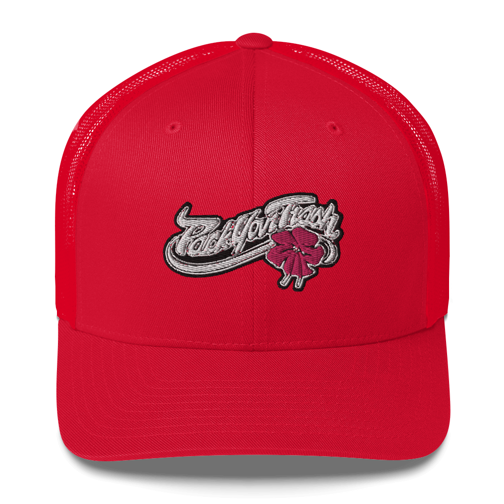 Pack Your Trash © - Hibiscus - Trucker Cap