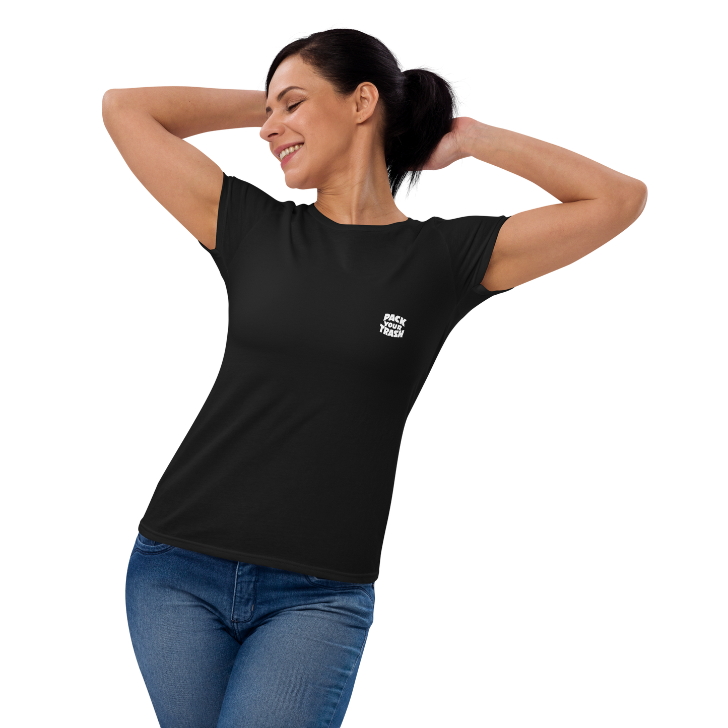 Standup Paddle Board - Freakette -Pack Your Trash © Original -Women's short sleeve t-shirt- ALOHA