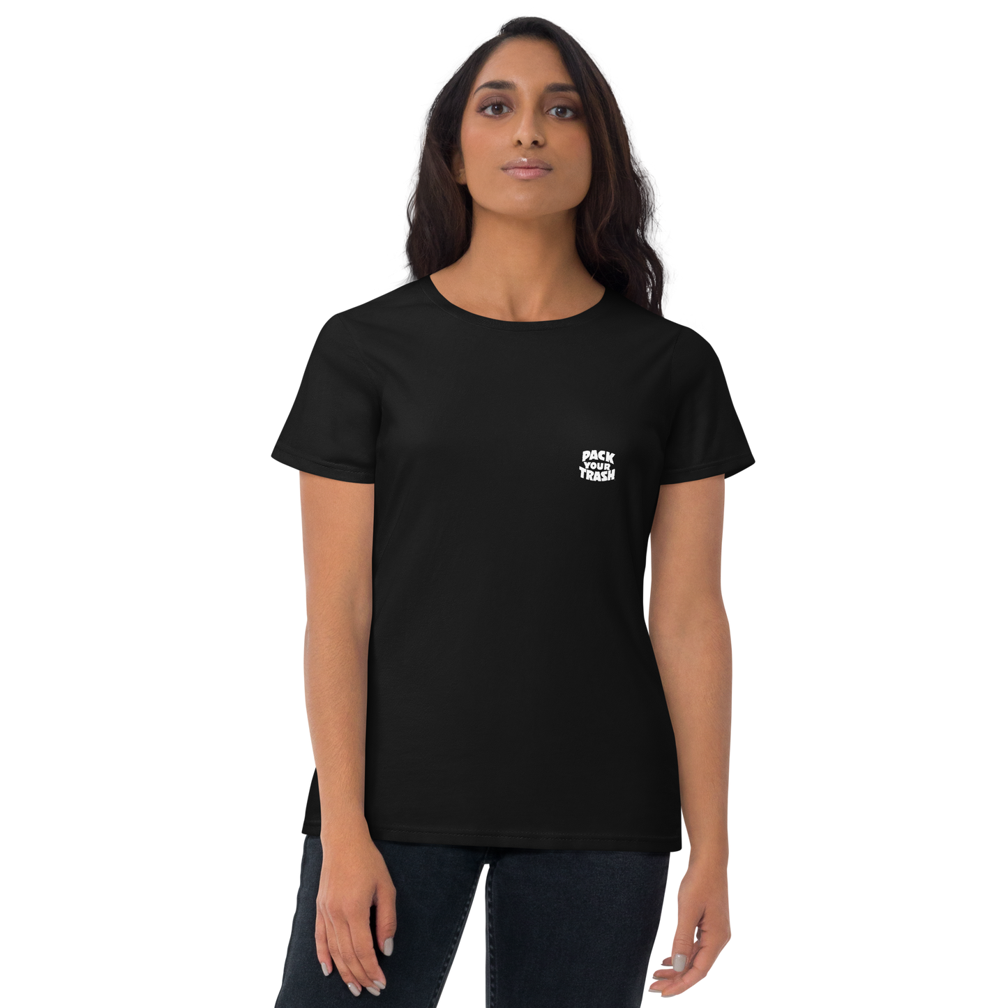 Snowboard Geek - Pack Your Trash © Original - Women's short sleeve t-shirt