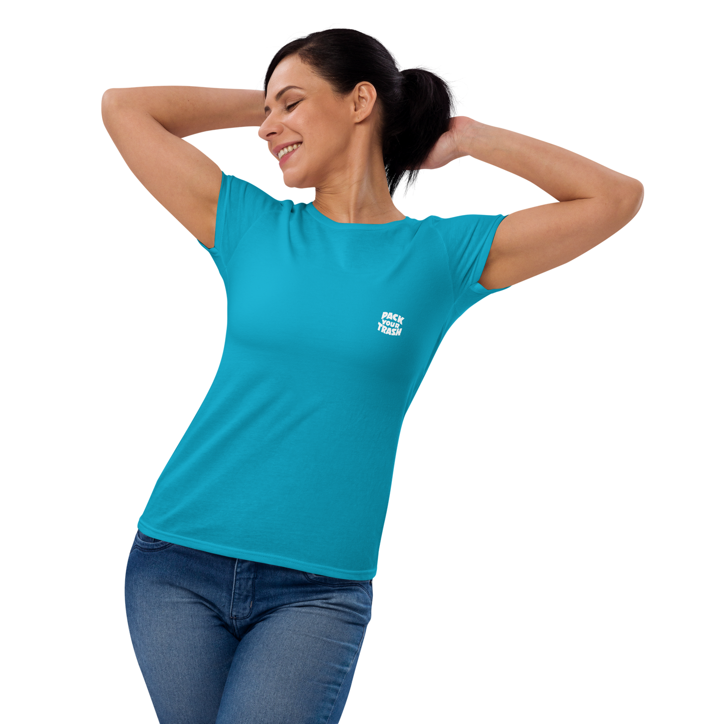 Standup Paddle Board - Freakette -Pack Your Trash © Original -Women's short sleeve t-shirt- ALOHA