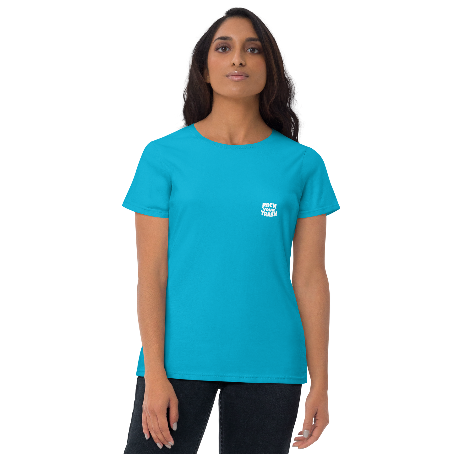 Snowboard Geek - Pack Your Trash © Original - Women's short sleeve t-shirt