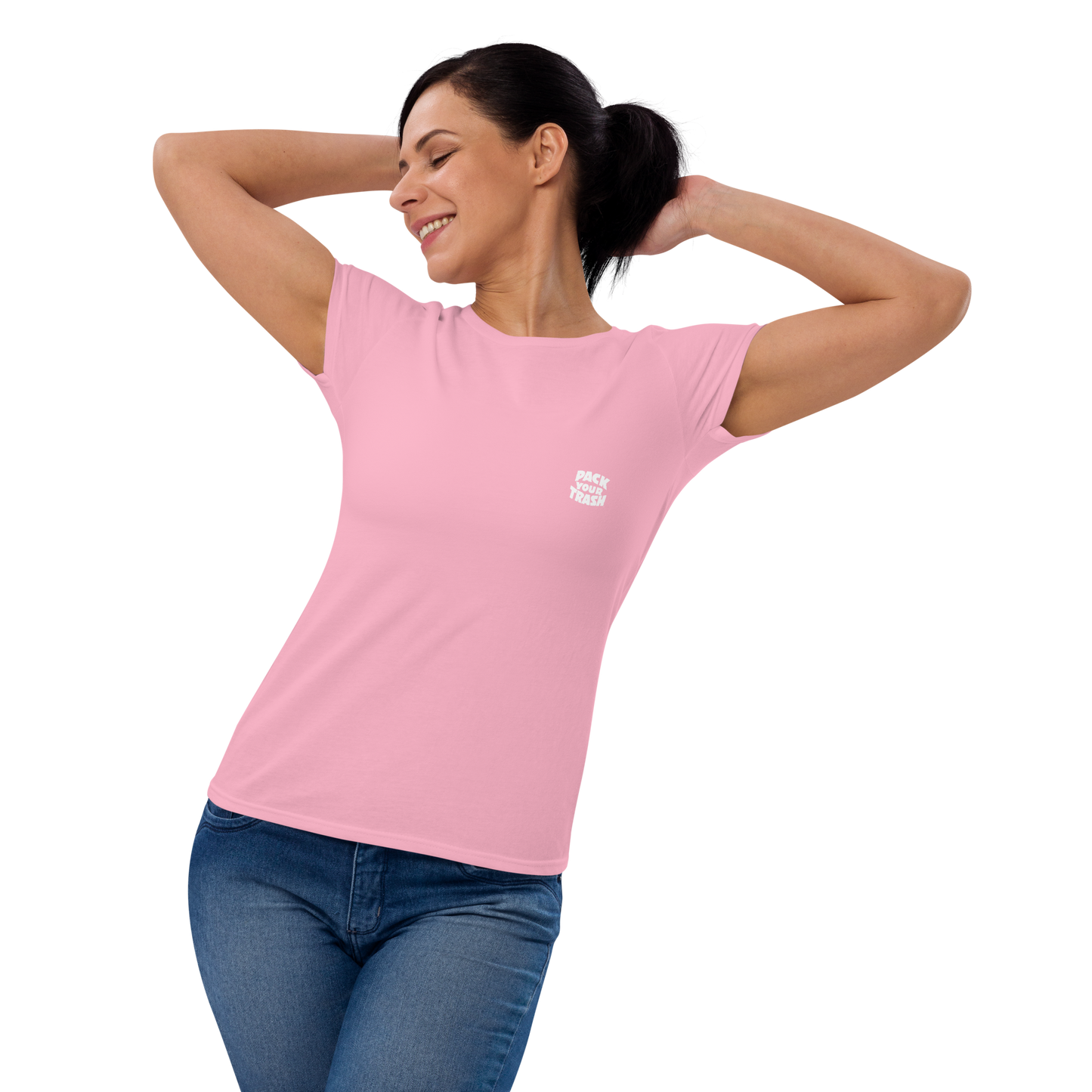 Standup Paddle Board - Freakette -Pack Your Trash © Original -Women's short sleeve t-shirt- ALOHA