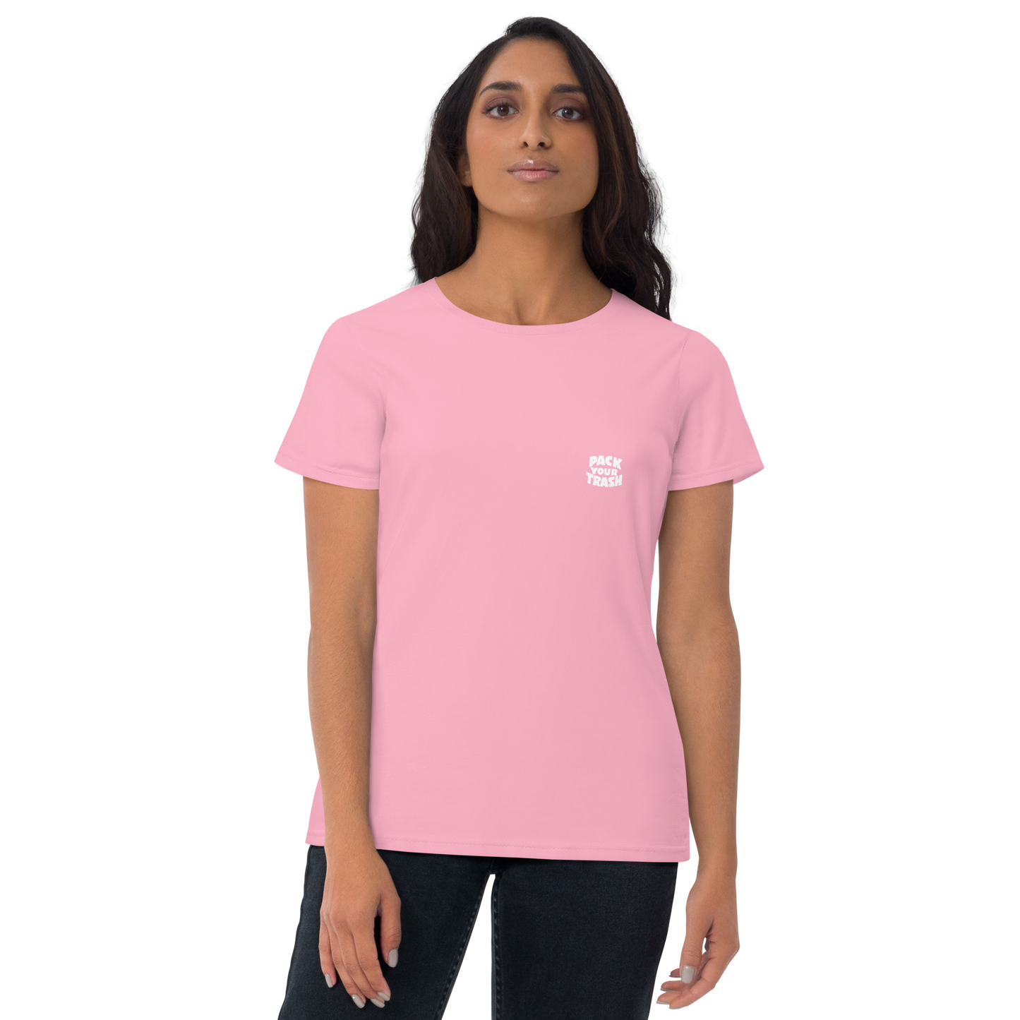 Snowboard Geek - Pack Your Trash © Original - Women's short sleeve t-shirt