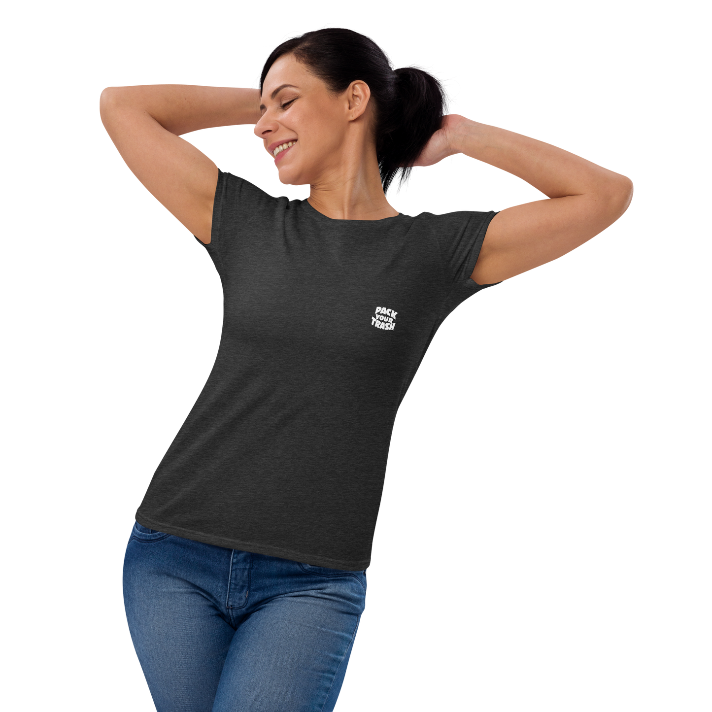 Standup Paddle Board - Freakette -Pack Your Trash © Original -Women's short sleeve t-shirt- ALOHA