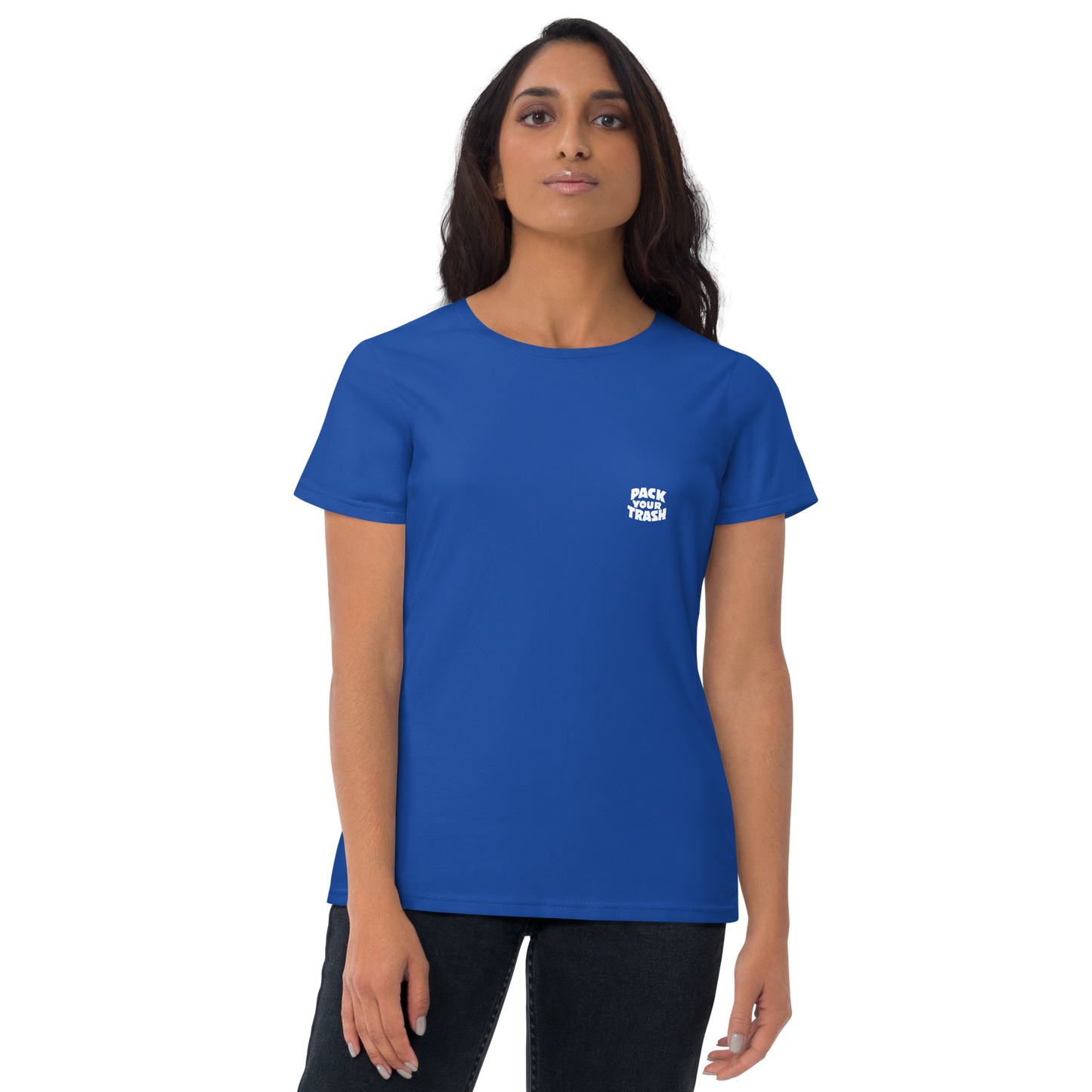 Snowboard Geek - Pack Your Trash © Original - Women's short sleeve t-shirt