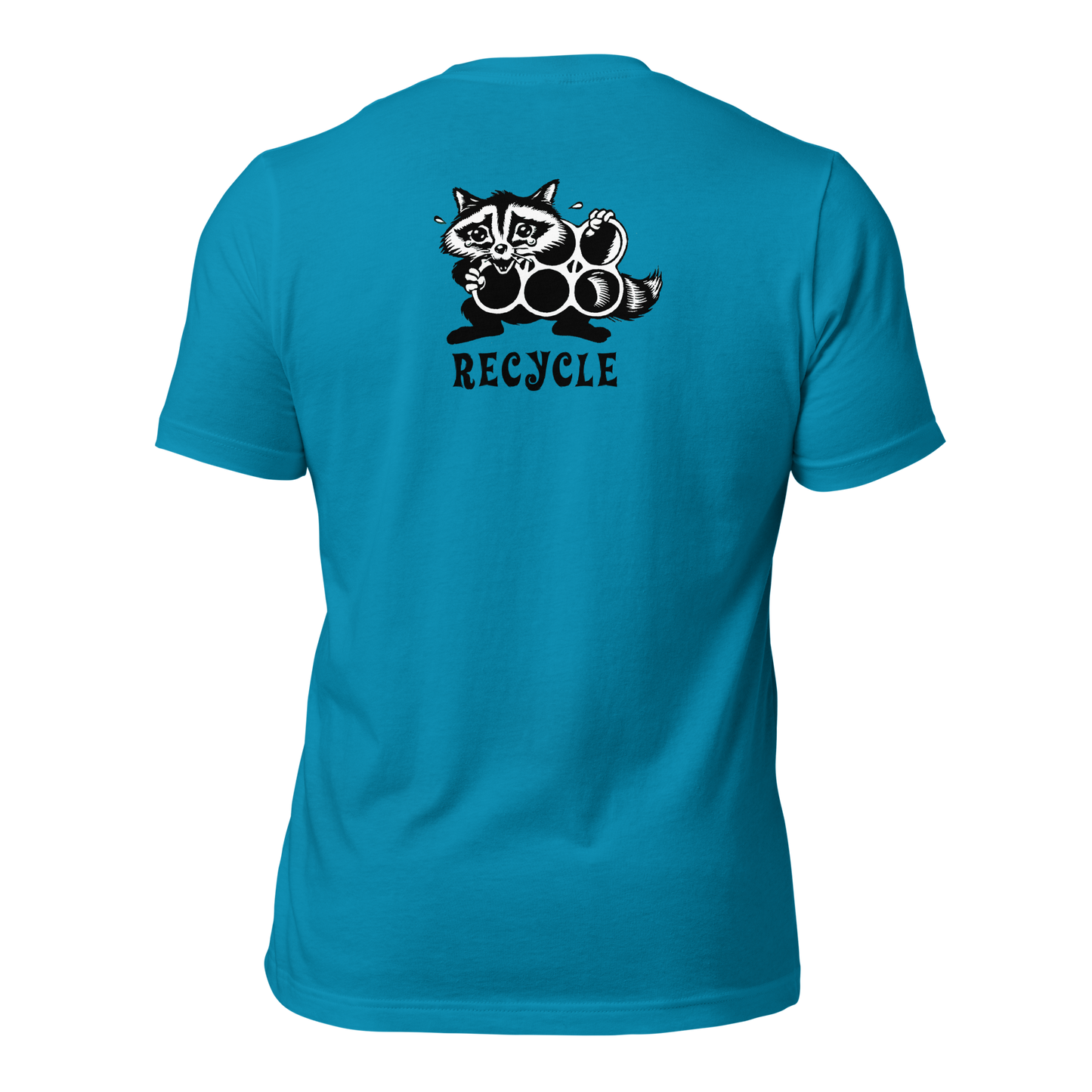 Pack Your Trash © - Recycle Racoon - Unisex T shirt