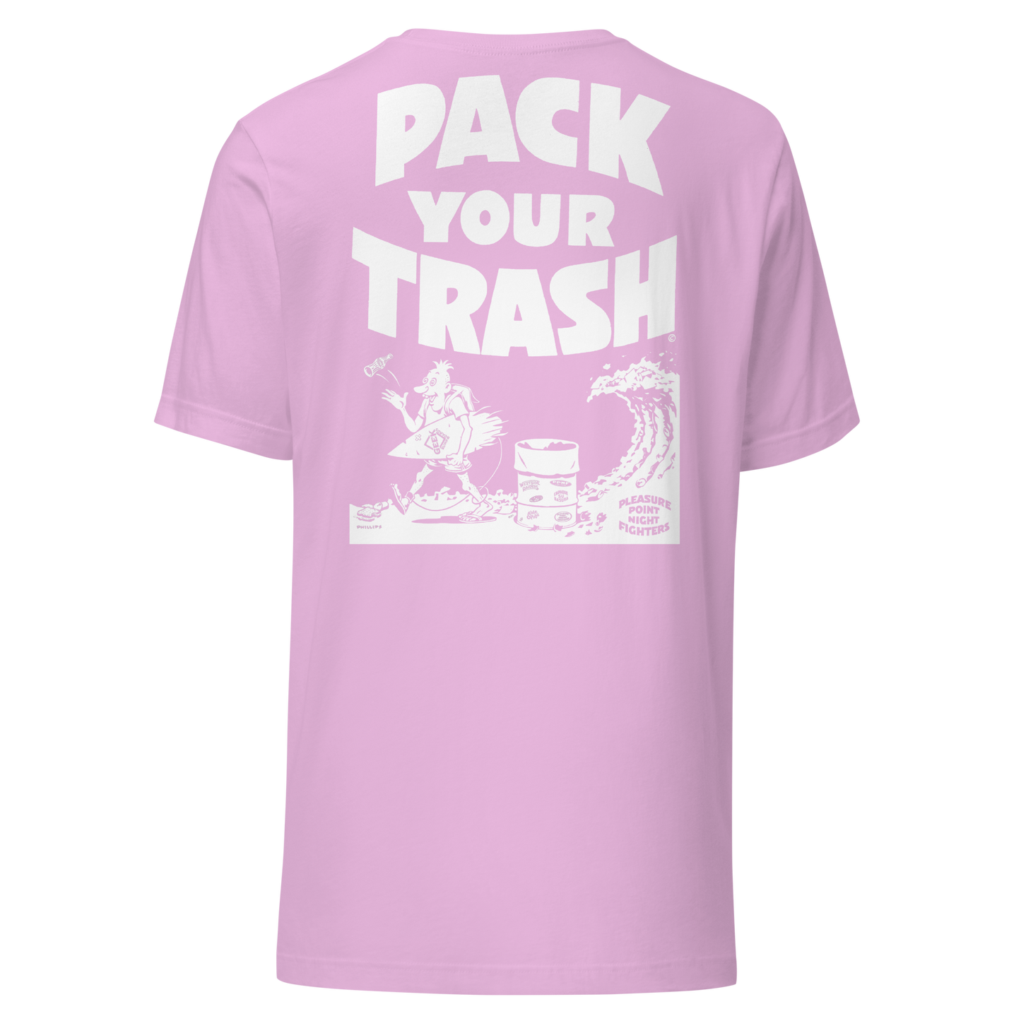 Pack Your Trash © - Surf Geek Classic - Unisex t-shirt