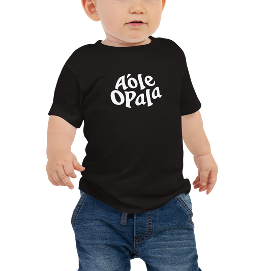 A'ole 'Opala (White) - Pack Your Trash © - Baby Jersey Short Sleeve Tee