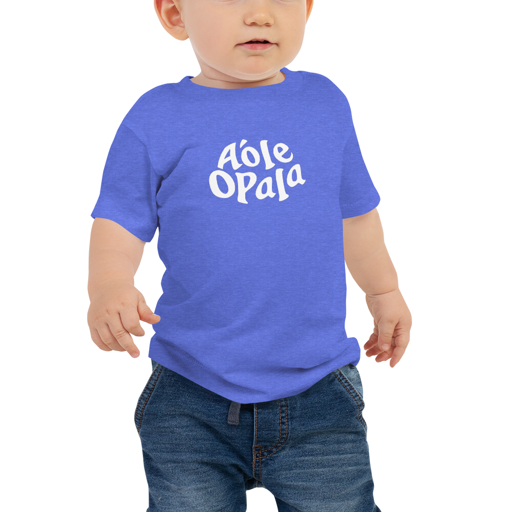 A'ole 'Opala (White) - Pack Your Trash © - Baby Jersey Short Sleeve Tee