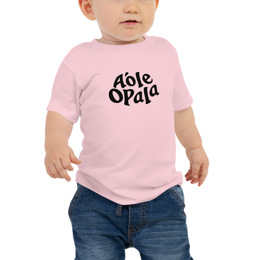 A'ole 'Opala (Black) - Pack Your Trash © Original Baby Jersey Short Sleeve Tee
