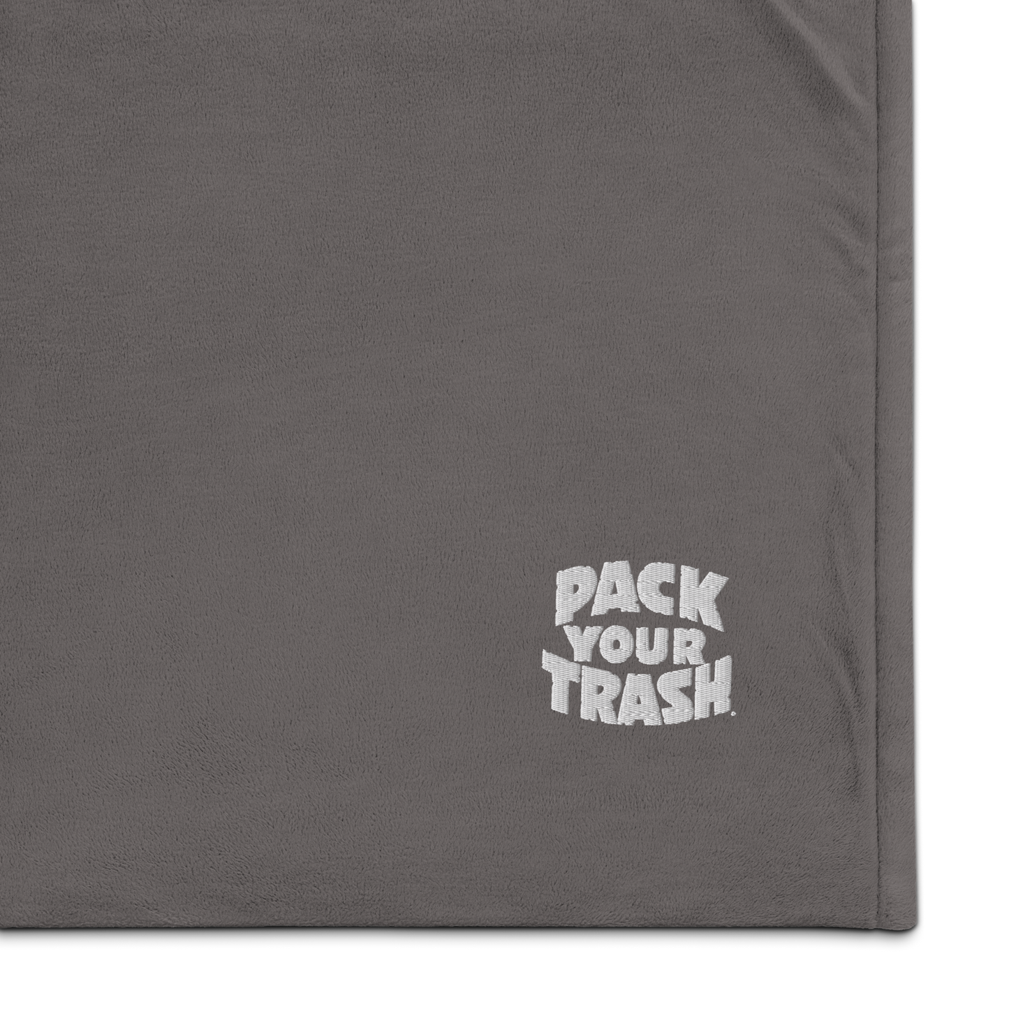 Pack Your Trash © Premium sherpa blanket